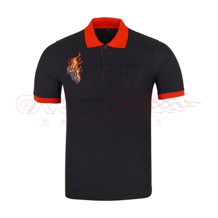 MEN MOTORCYCLE POLO SHIRT